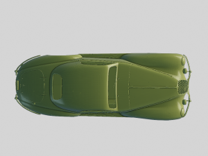 Alfa Romeo 6c 2500 1939 Printable Body 3Dプリントモデル