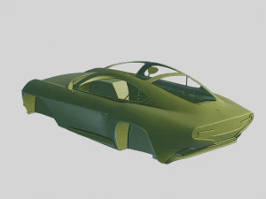 Alfa Romeo Disco Volante 2013 Printable Body 3D Print Model