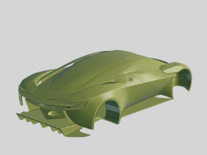 Aston Martin DP-100 Vision Gran Turismo 2015 Printable Body Modelo de Impressão 3D