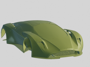 Aston Martin DP-100 Vision Gran Turismo 2015 Printable Body Modelo de Impressão 3D
