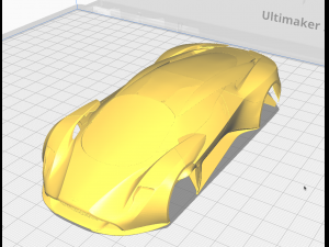Aston Martin DP-100 Vision Gran Turismo 2015 Printable Body Modelo de Impressão 3D