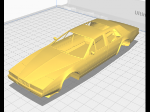 Aston Martin Lagonda 1985 Printable Body 3Dプリントモデル