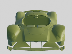 Aston Martin Valkyrie 2018 Printable Body 3D Принт Модель