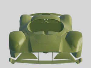 Aston Martin Valkyrie 2018 Printable Body 3D Print Model