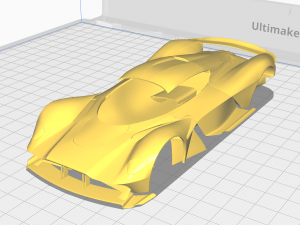 Aston Martin Valkyrie 2018 Printable Body 3D Принт Модель