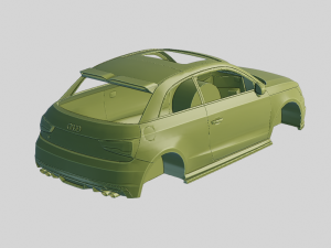 Audi S1 Quattro Sportback 2020 Printable Body 3Dプリントモデル