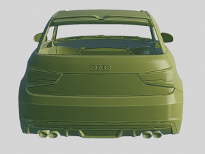 Audi S1 Quattro Sportback 2020 Printable Body 3Dプリントモデル