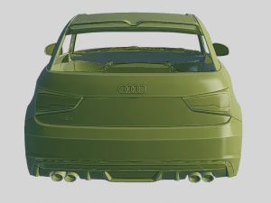 Audi S1 Quattro Sportback 2020 Printable Body 3D Print Model