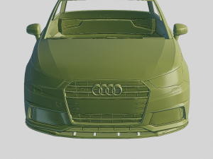 Audi S1 Quattro Sportback 2020 Printable Body 3Dプリントモデル