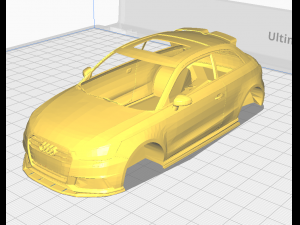 Audi S1 Quattro Sportback 2020 Printable Body 3Dプリントモデル