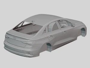 Audi A3 Sedan Premium 2020 Printable Body 3D Print Model