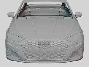 Audi A3 Sedan Premium 2020 Printable Body 3D Print Model