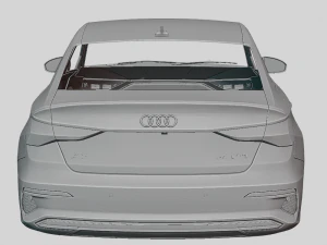 Audi A3 Sedan Premium 2020 Printable Body 3D Print Model
