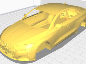 Audi A3 Sedan Premium 2020 Printable Body 3D-Druckmodell