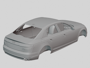Audi A4 Sedan 2016 Printable Body 3D Принт Модель