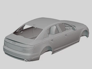Audi A4 Sedan 2016 Printable Body 3D Print Model