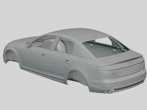 Audi A4 Sedan 2016 Printable Body 3D Print Model
