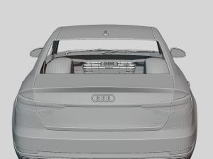 Audi A4 Sedan 2016 Printable Body 3D Принт Модель