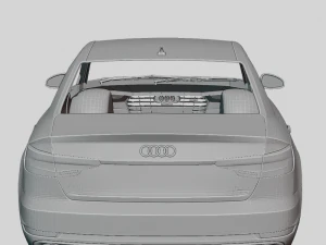 Audi A4 Sedan 2016 Printable Body 3D Print Model