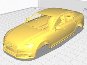 Audi A4 Sedan 2016 Printable Body 3D Принт Модель