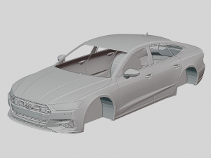 Audi A7 Sportback 2019 Printable Body 3D-printmodel