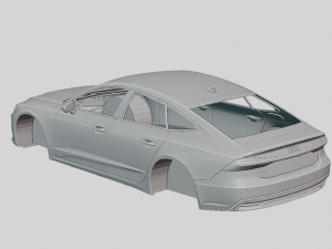 Audi A7 Sportback 2019 Printable Body 3D Print Model