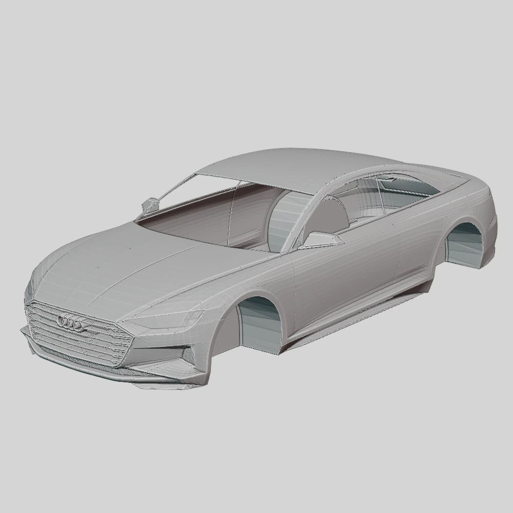 Audi A9 Prologue Concept 2022 Printable Body 3D Print Model .c4d .max .obj .3ds .fbx .stl .blend 