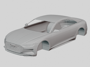 Audi A9 Prologue Concept 2022 Printable Body Modèles 3D en vedette