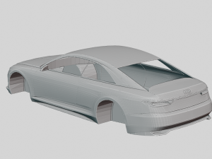 Audi A9 Prologue Concept 2022 Printable Body Model do druku 3D