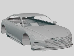 Audi A9 Prologue Concept 2022 Printable Body 3D Print Model