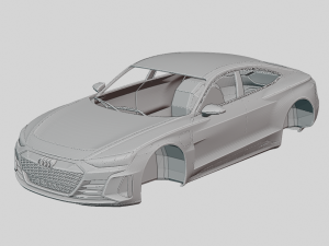 Audi e-tron GT Concept 2019 Printable Body 3D Принт Модель