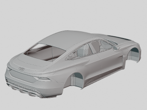 Audi e-tron GT Concept 2019 Printable Body Model do druku 3D