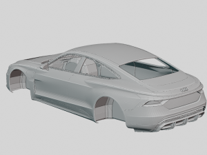 Audi e-tron GT Concept 2019 Printable Body Model do druku 3D