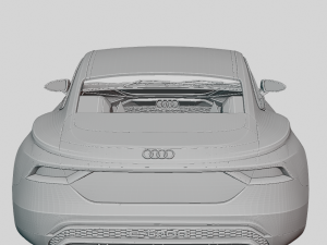 Audi e-tron GT Concept 2019 Printable Body Model do druku 3D