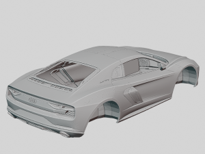 Audi Nanuk Quattro Concept 2020 Printable Body Modelo de Impressão 3D