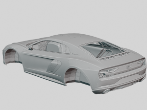 Audi Nanuk Quattro Concept 2020 Printable Body Modelo de Impressão 3D
