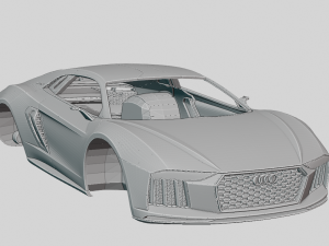 Audi Nanuk Quattro Concept 2020 Printable Body Modelo de Impressão 3D