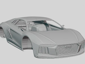Audi Nanuk Quattro Concept 2020 Printable Body 3D Print Model