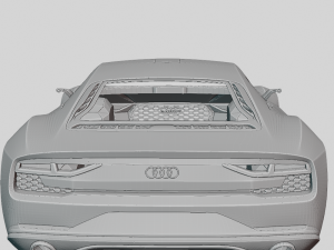 Audi Nanuk Quattro Concept 2020 Printable Body Modelo de Impressão 3D