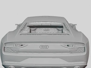 Audi Nanuk Quattro Concept 2020 Printable Body 3D Print Model
