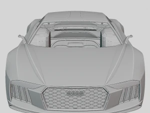 Audi Nanuk Quattro Concept 2020 Printable Body 3D Print Model