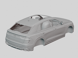 Audi RSQ8 2020 Printable Body 3D Print Model