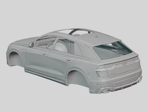 Audi RSQ8 2020 Printable Body 3D Print Model