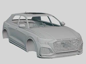 Audi RSQ8 2020 Printable Body 3D Print Model