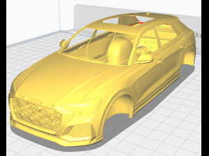Audi RSQ8 2020 Printable Body 3D Print Model