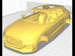 Audi RSQ8 2020 Printable Body 3D Print Model