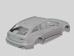 Audi RS6 Avant 2020 Printable Body Modelo de impresión 3D