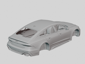 Audi RS7 Sportback 2020 Printable Body Modello di stampa 3D