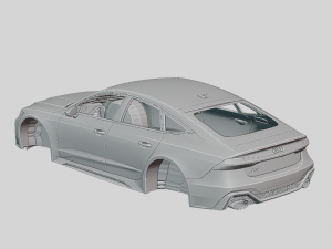 Audi RS7 Sportback 2020 Printable Body Modello di stampa 3D