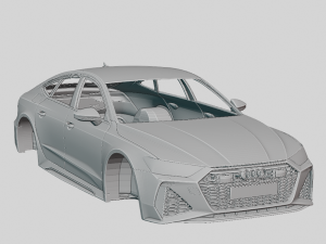 Audi RS7 Sportback 2020 Printable Body Modello di stampa 3D